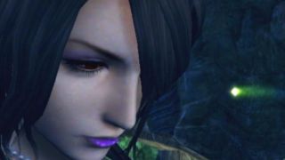 A close-up of Lulu looking down in one of the best PS2 games, Final Fantasy 10