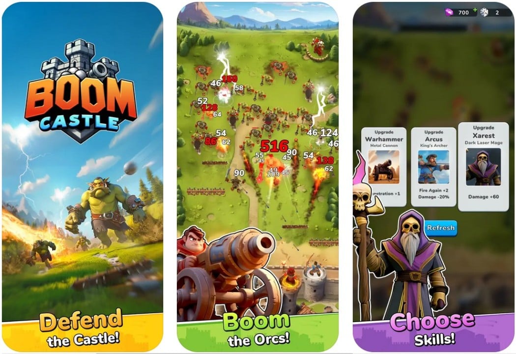 Boom Castle Tower Defense TD für Android Boom Castle Tower Defense TD for Android