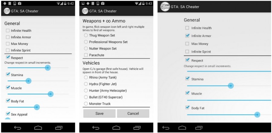 Liste der GTA San Andreas Cheats für Android (Komplette Anleitung) List of GTA San Andreas Cheats for Android (Complete Guide)