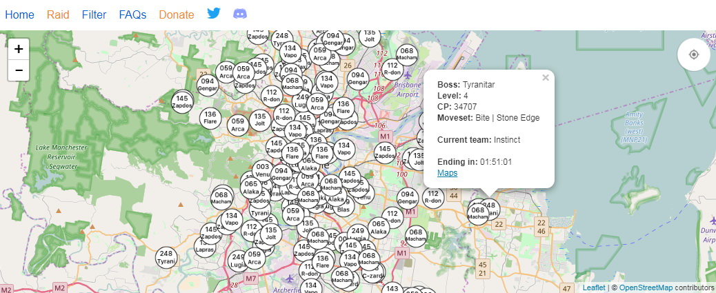 ULTIMATE List of Pokemon Go Gym Raids Discords + Maps ULTIMATE List of Pokemon Go Gym Raids Discords + Maps