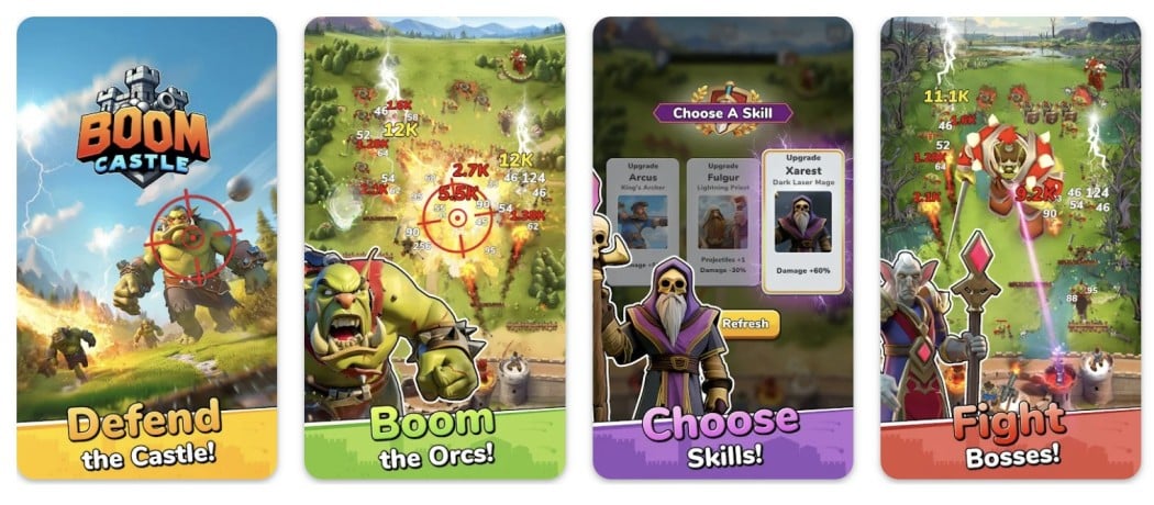 Boom Castle Tower Defense TD für Android Boom Castle Tower Defense TD for Android